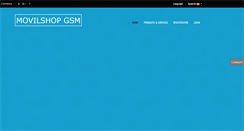 Desktop Screenshot of movilshopgsm.com